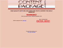 Tablet Screenshot of contentpackage.com